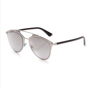 DIOR reflected sunglasses, silver